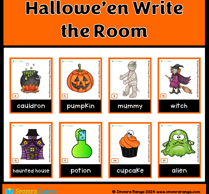 Hallowe’en Write the Room