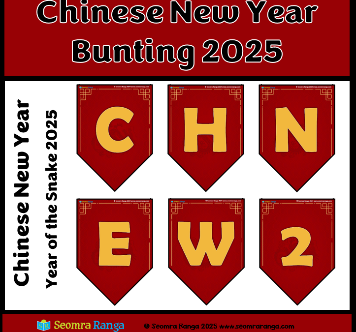 Chinese New Year Bunting 2025